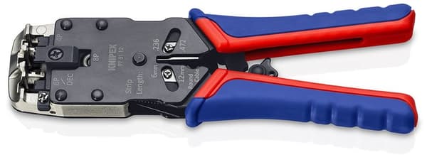 Tång, krympverktyg för krympning av telefonkontakter KNIPEX 97 51 12