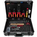 Miniatyrbild 3 av 3: KS TOOLS 128 st 1/4" + 1/2" Elektrikerverktygssats - Svart - Tångsats - Elskydd
