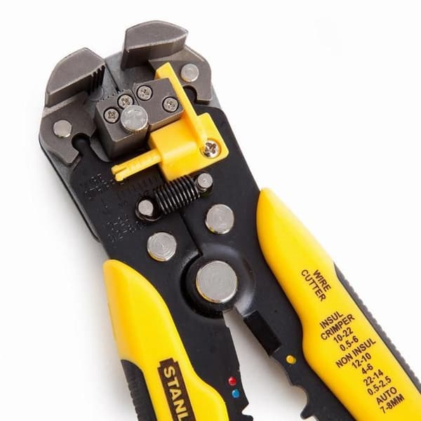 Automatisk avisoleringstång - STANLEY FMHT0-96230 - För koppar- eller aluminiumkablar upp till 10 mm² - Vit