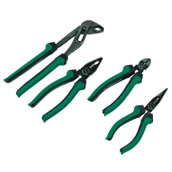 Set med 4 MANNESMANN tång - M10997 - Skärtång, multigrip tång, nos tång, universal tång