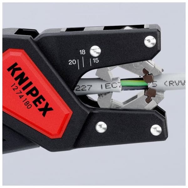 Tång - KNIPEX - 12 74 180 SB - 17,5 cm - Svart
