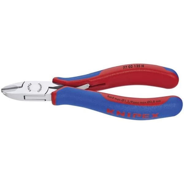 Diagonal skärtång med facett Knipex 77 02 135 H 135 mm 1 st (s) - KNIPEX - Skärning - Blå