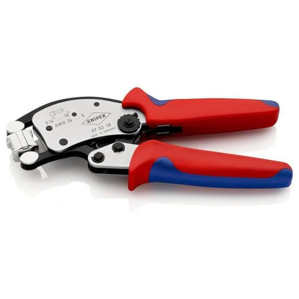 Twistor16 presstång - KNIPEX - Crimp - Röd - Kapacitet 0,14-16 qmm