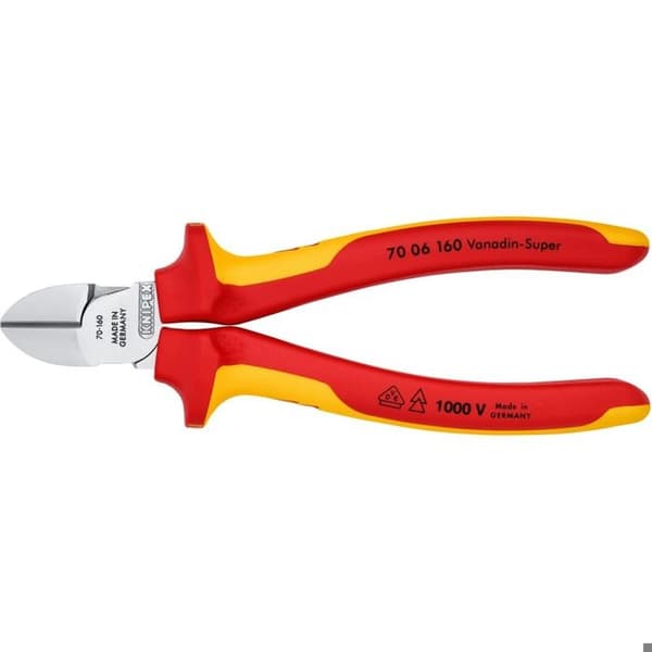 Set med 3 VDE Knipex tång - Tång - Röd - IEC 60900 DIN EN 60900 ASTM F1505 standarder - Typ 00 20 12