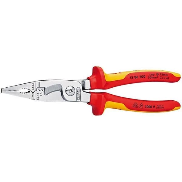 Knipex Tång för elinstallationer 200 mm - 13 86 200 SB