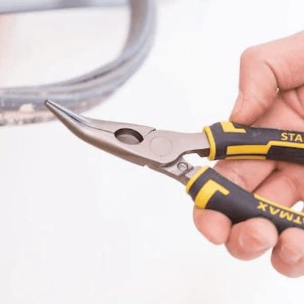 Långvinklad nästång - STANLEY - FATMAX 160mm - Svart - Tång