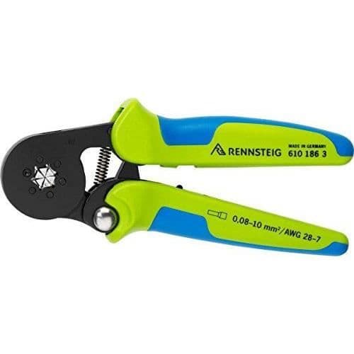 Crimpsortiment för kabelhylsor - RENNSTEIG - 610 902 - Crimp - Blå