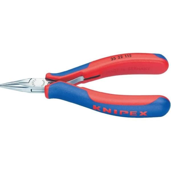 Tång - KNIPEX - 35 22 115 - Halvrund nos - Röd