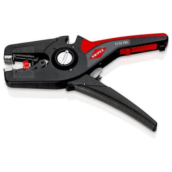 Automatisk trådavdragare - KNIPEX - PreciStrip 16 12 52 - 195 mm - Svart - Handverktyg - Nej