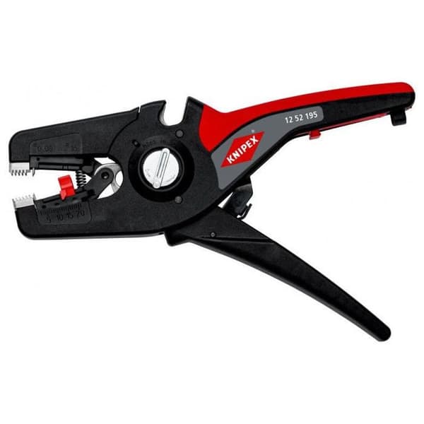 Automatisk trådavdragare - KNIPEX - PreciStrip 16 12 52 - 195 mm - Svart - Handverktyg - Nej
