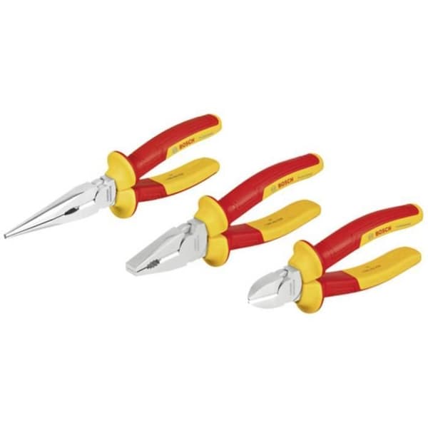 Bosch Professional 1600A02NG0 VDE tångset - Elskydd - Isolerad - 3 st