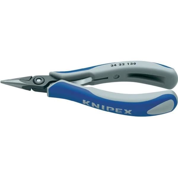 Knipex 34 22 130 halvrund nos griptång - Mått: 135 mm