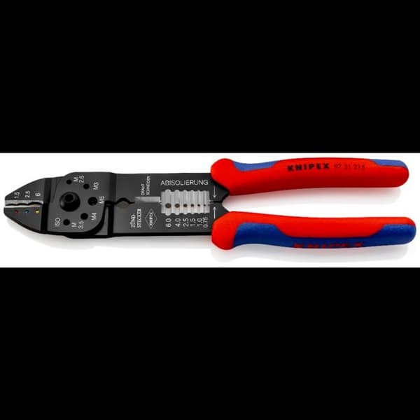 Multifunktionspresstång kapacitet 0,5-6mm² - KNIPEX - 97 21 215