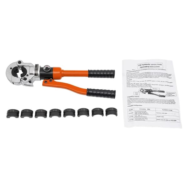 Hydrauliska Presstänger, Ergonomiskt Handtag, Maximalt Tryck 8T,Orange