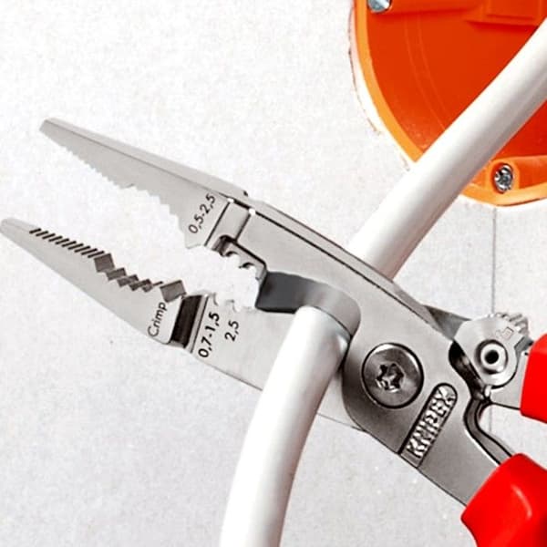Tång för elinstallationer krom 200mm - KNIPEX - 13 96 200