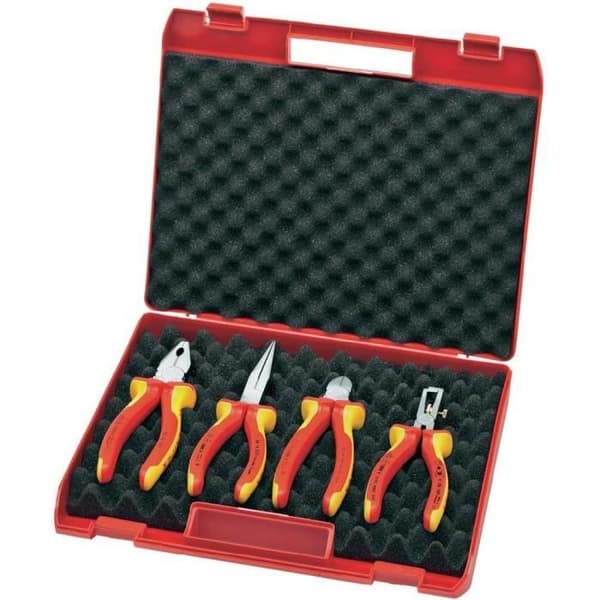 VDE KNIPEX 00 20 15 tång - Set om 4 - Röd
