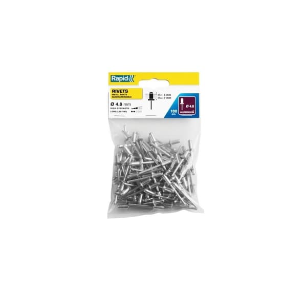 Nit aluminium Al 4,8x10mm 100st, Rapid