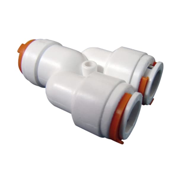 Hurtigkoblinger til halvstive slanger 12 mm "Y" tee 12 mm