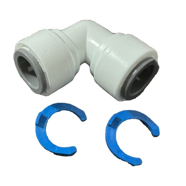 Snabbkopplingar för halvstyva slangar 12 mm böj 1/2"