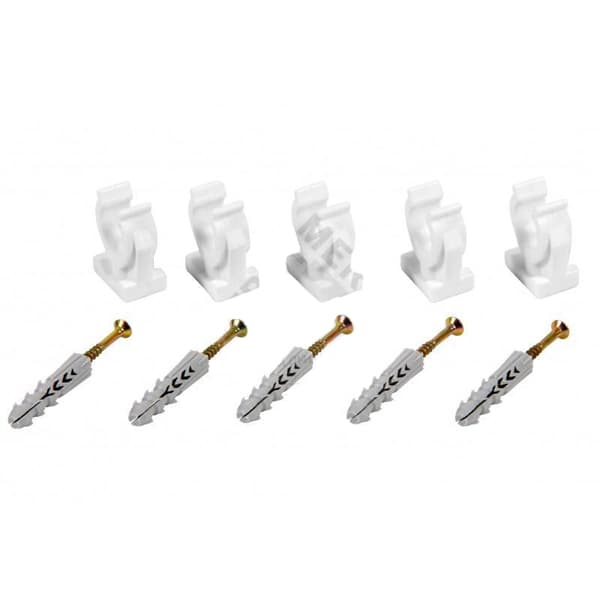 22 mm rørholder - sæt med 5