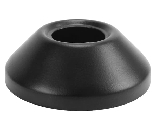 Konisk roset sort 3/4"", højde 25 mm