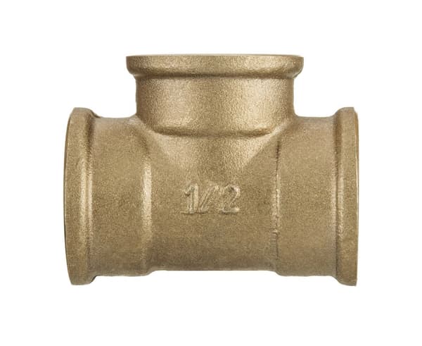 Mässings-T-koppling 3/4" invändig