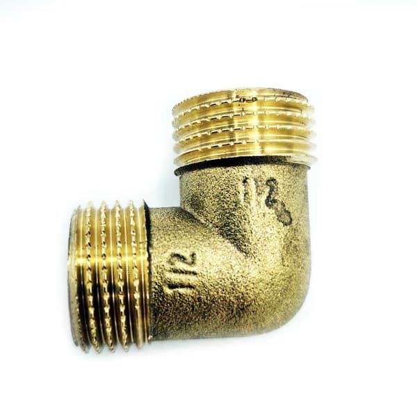 Mässingsböj 1/2"" M/M