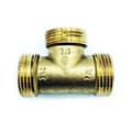 Miniatyrbillede 1 af 2: Messing-T-stykke 3/4"" M/M/M