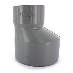Excentrisk PVC-reduktion MF 125/80