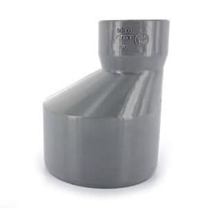 Excentrisk PVC-reduktion MF 100/50