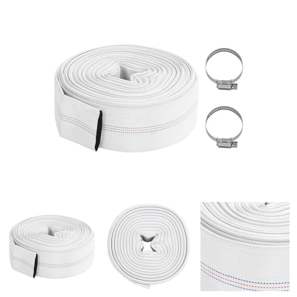 The Living Store Brandslang 30 m 3" PVC - Slangar & anslutningsslangar