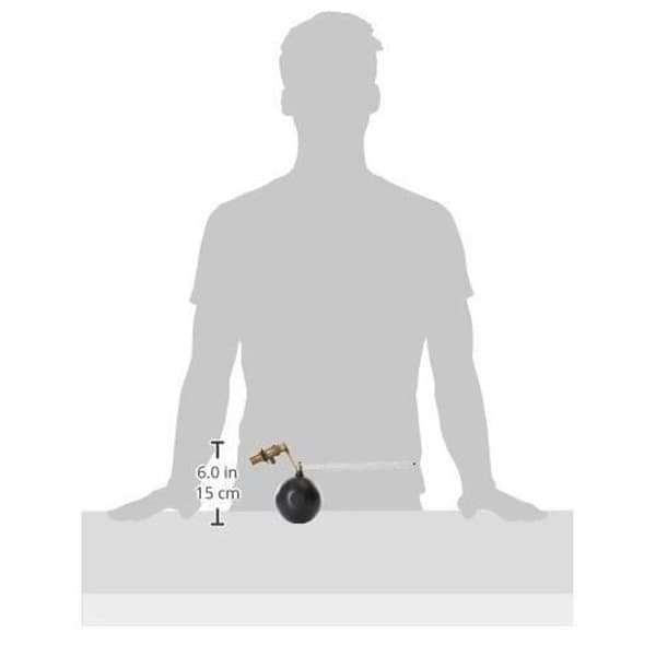 Boutte 1815417 RF17+BF2 Kit Mässing flottörventil 12 x 17 med plastkula ø 80 RF17+BF2