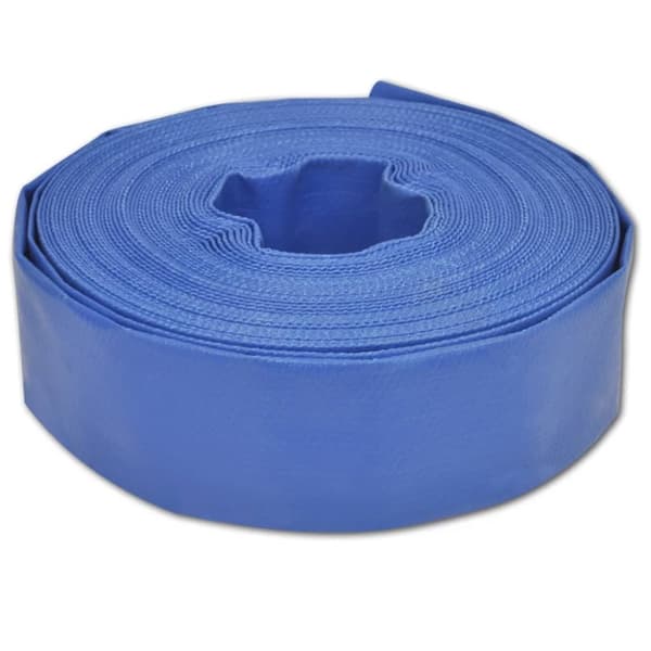 Platt slang 25 m 3" PVC