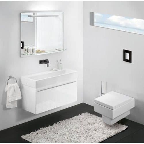 GROHE Skate Cosmopolitan WC spolplatta Velvet Black 38845KS0 (Import från Tyskland)