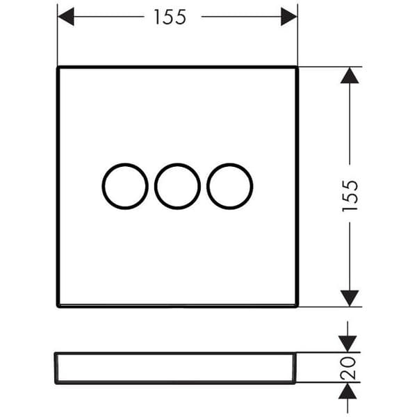 HANSGROHE SHOWERSELECT 15764000