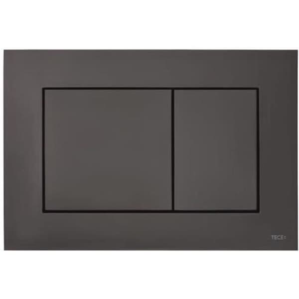 TECEnow 9240403 Dubbelnyckel svart avtryckarplatta