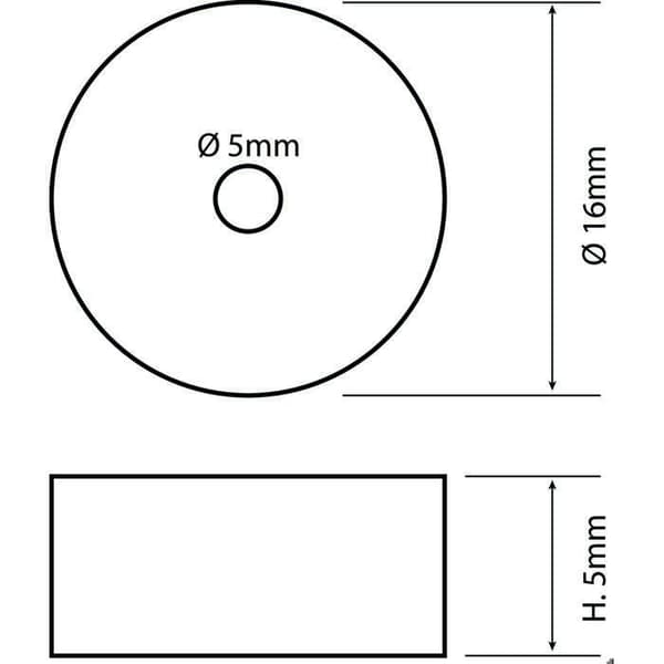 4 genomborrade flikar 16x5