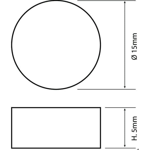 6 st rejäla gummiflikar 15x5
