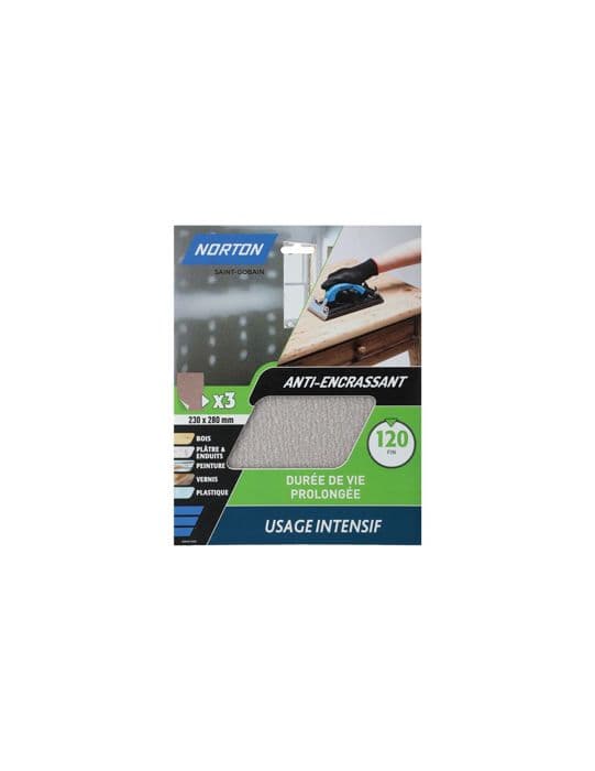 Antifoulingsark 230x280 korn 120 - NORTON