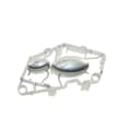 Miniatyrbild 1 av 2: Poussoir alu m/a - stop Whirlpool 481241258973
