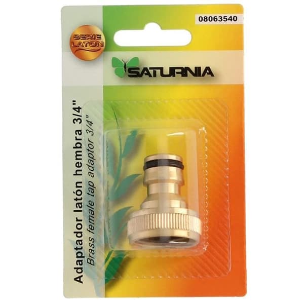 Adaptor Manguera Laton 3/4 hembra
