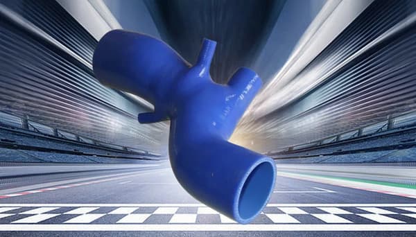 Silicone Induktionsinsugsslang, Hög Temperaturbeständighet, Hållbar Konstruktion,Blå