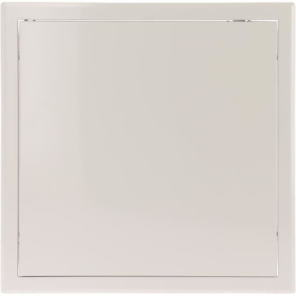 Inspektionslucka - Placo - Vitlackerat stål - 600 x 600 mm - Interiör - Push-to-open