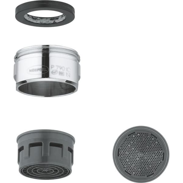 Luftare - GROHE - Krom 13952000 - Klass C luftare - 30 l/min vid 3 bar - Utvändig gänga