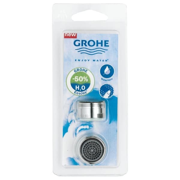 Luftare - GROHE - Krom 40451000 - EcoJoy luftare - Vattensparfunktion - SpeedClean - Set med 2