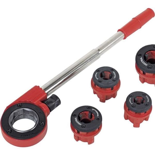 Vänstergängssats - ROTHENBERGER INDUSTRIAL - 070669E - Röd - VVS - Rörledningar