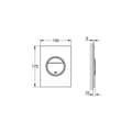 Miniatyrbild 2 av 2: GROHE Cosmopolitan S platta, Krom - 37624SH0