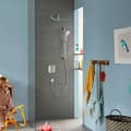 Miniatyrbild 2 av 4: Hansgrohe Ecostat E dold termostatblandare med avstängningsventil och omkastare, krom
