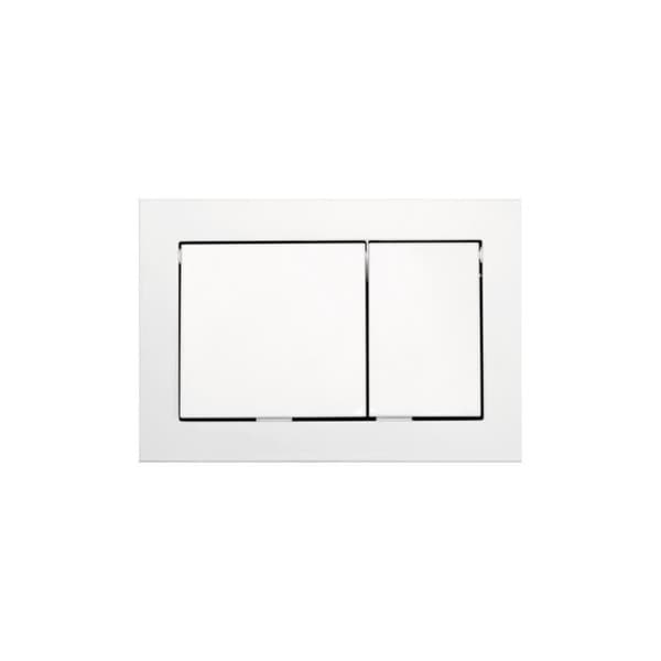 Tece - TECEbase kontrollpanel med dubbla knappar, vit (9240700)