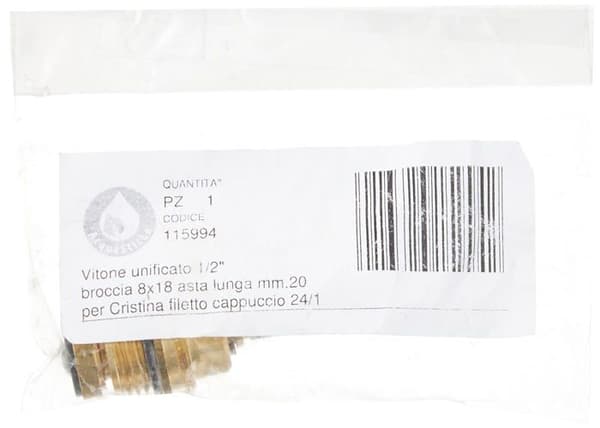 Acquastilla sanitets VVS reservdel - 115994 - Vitone unified 1/2 för Cristina